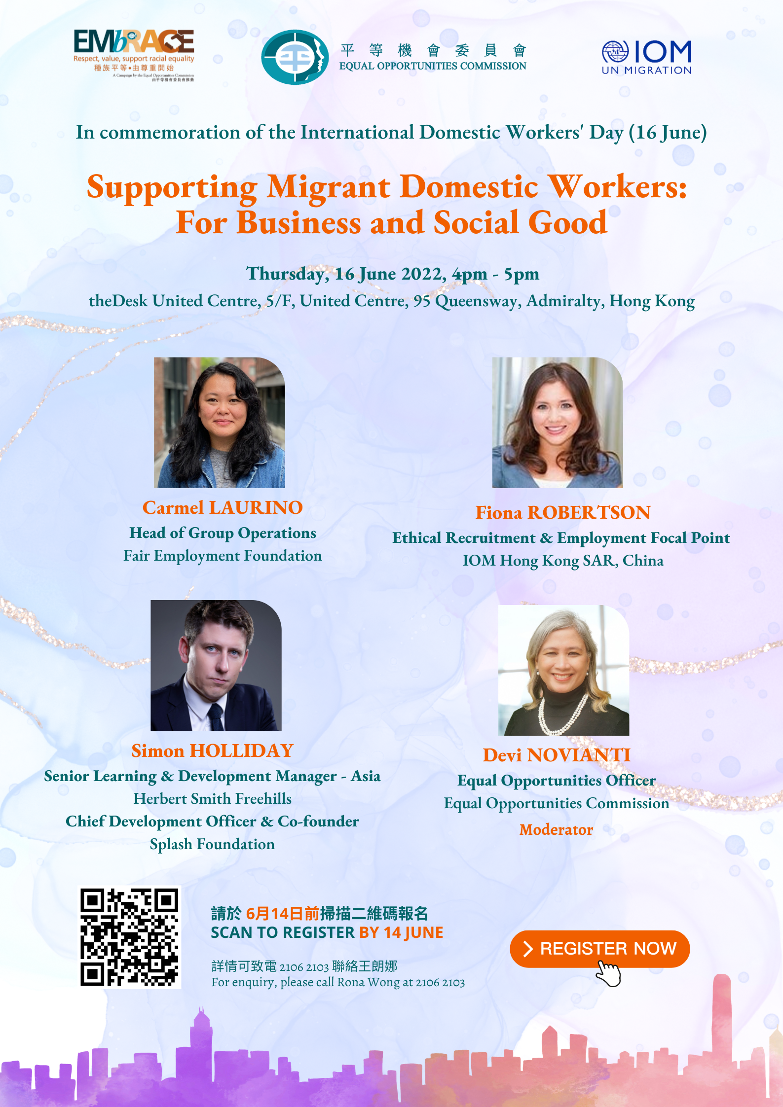 Poster - Supporting Migrant Domestic Workers For Business and Social Good